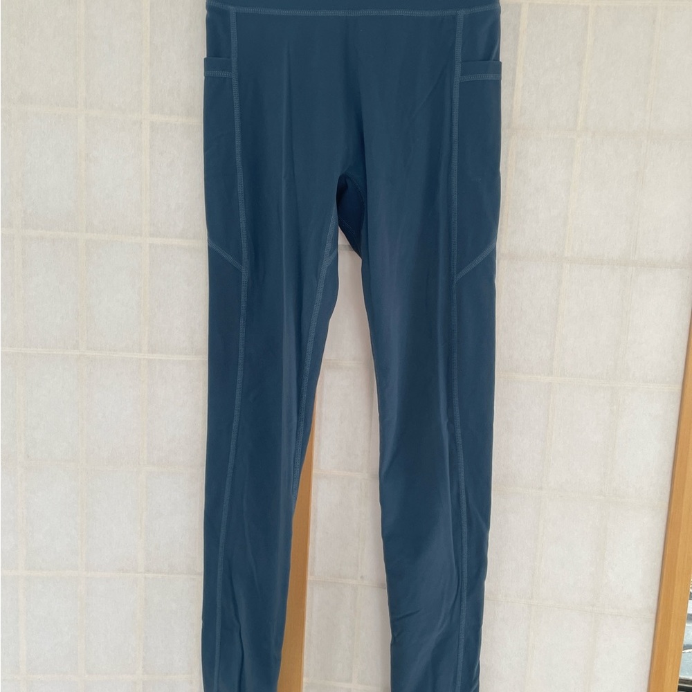 ECHT Blue Athletic Leggings with pockets
